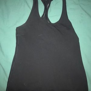 Black racerback lululemon tank